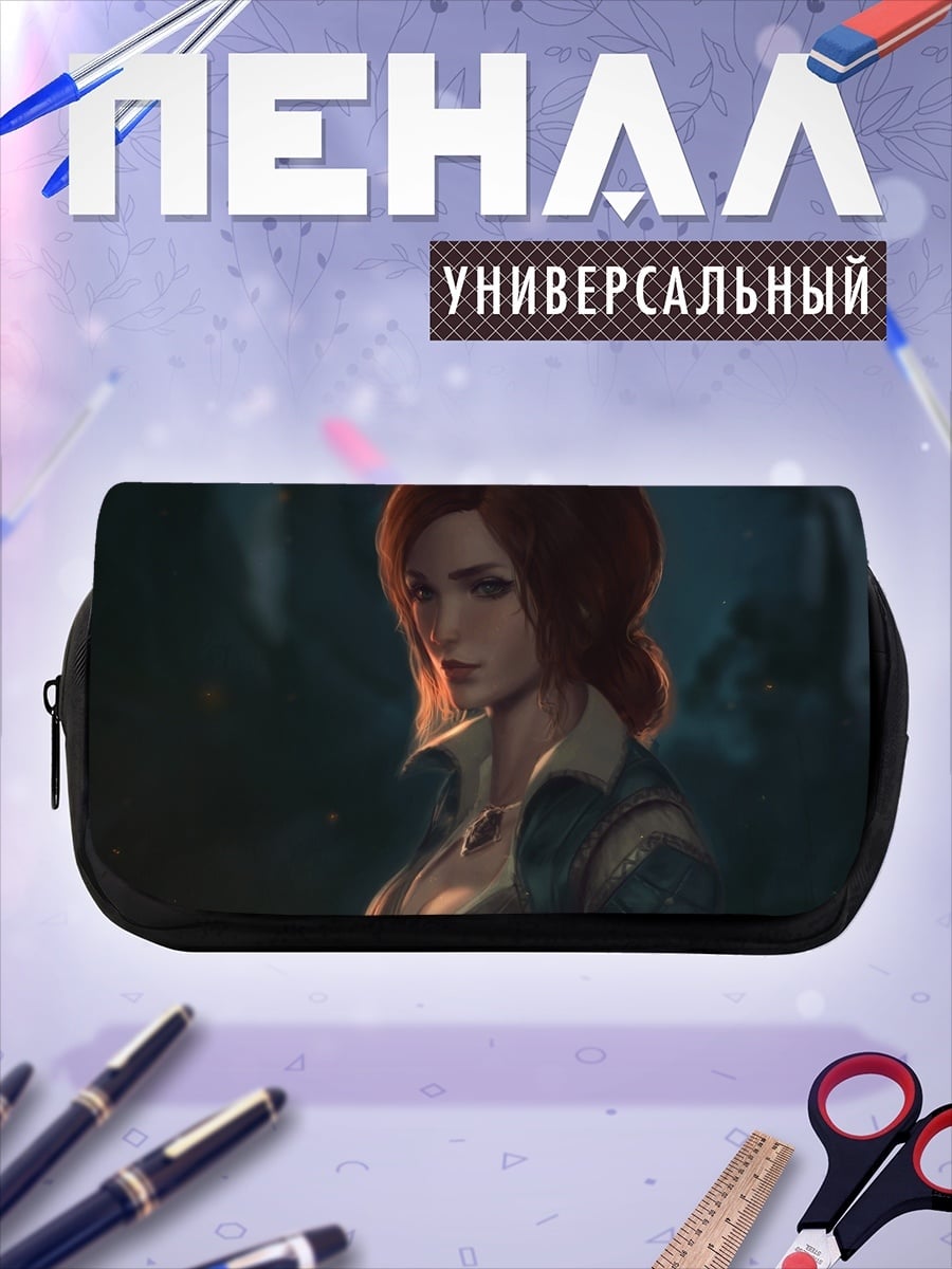 Пенал-косметичка рыжая воительница