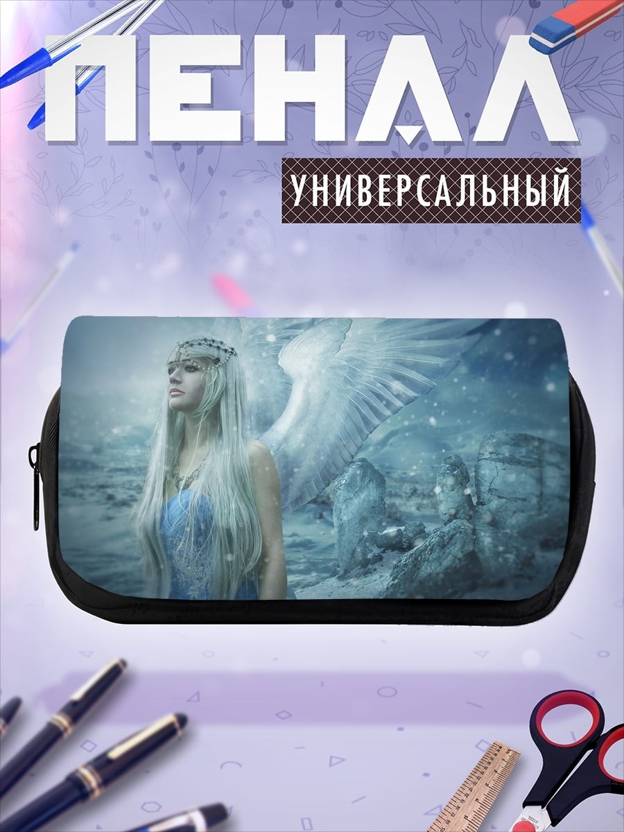 Пенал-косметичка Ледяная королева ангел