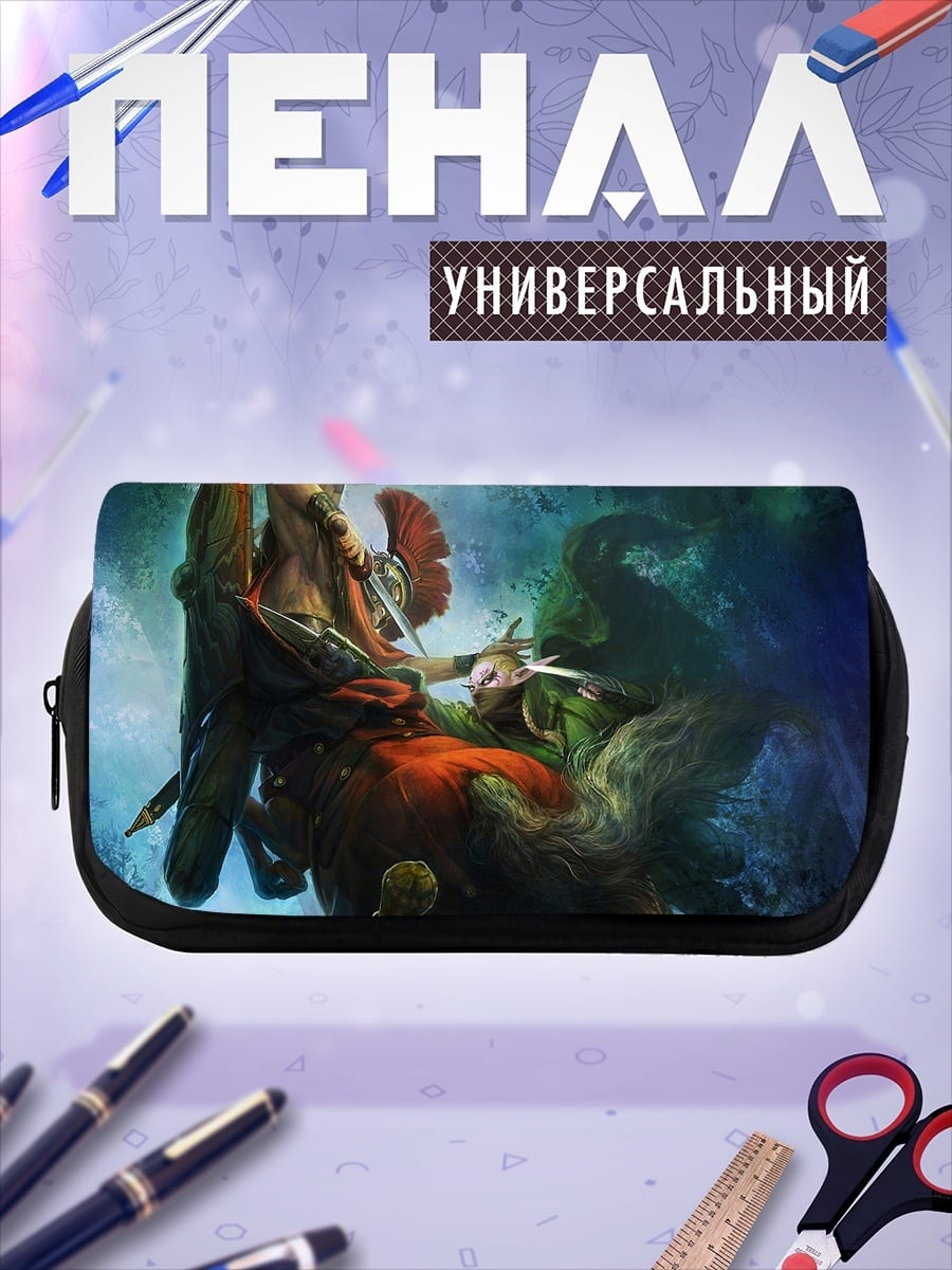 Пенал-косметичка Воин на коне