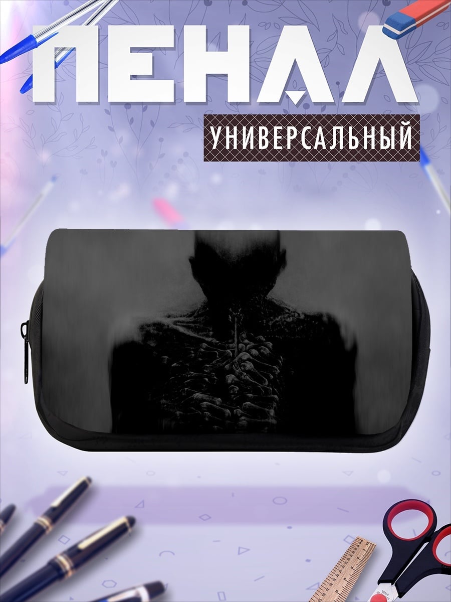 Пенал-косметичка Темный силуэт человека