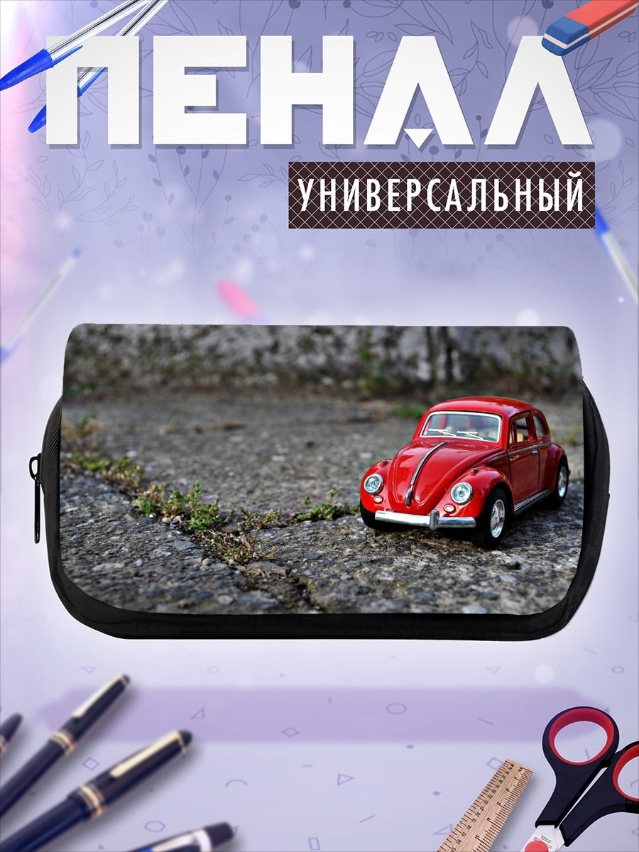 Пенал-косметичка красный жук