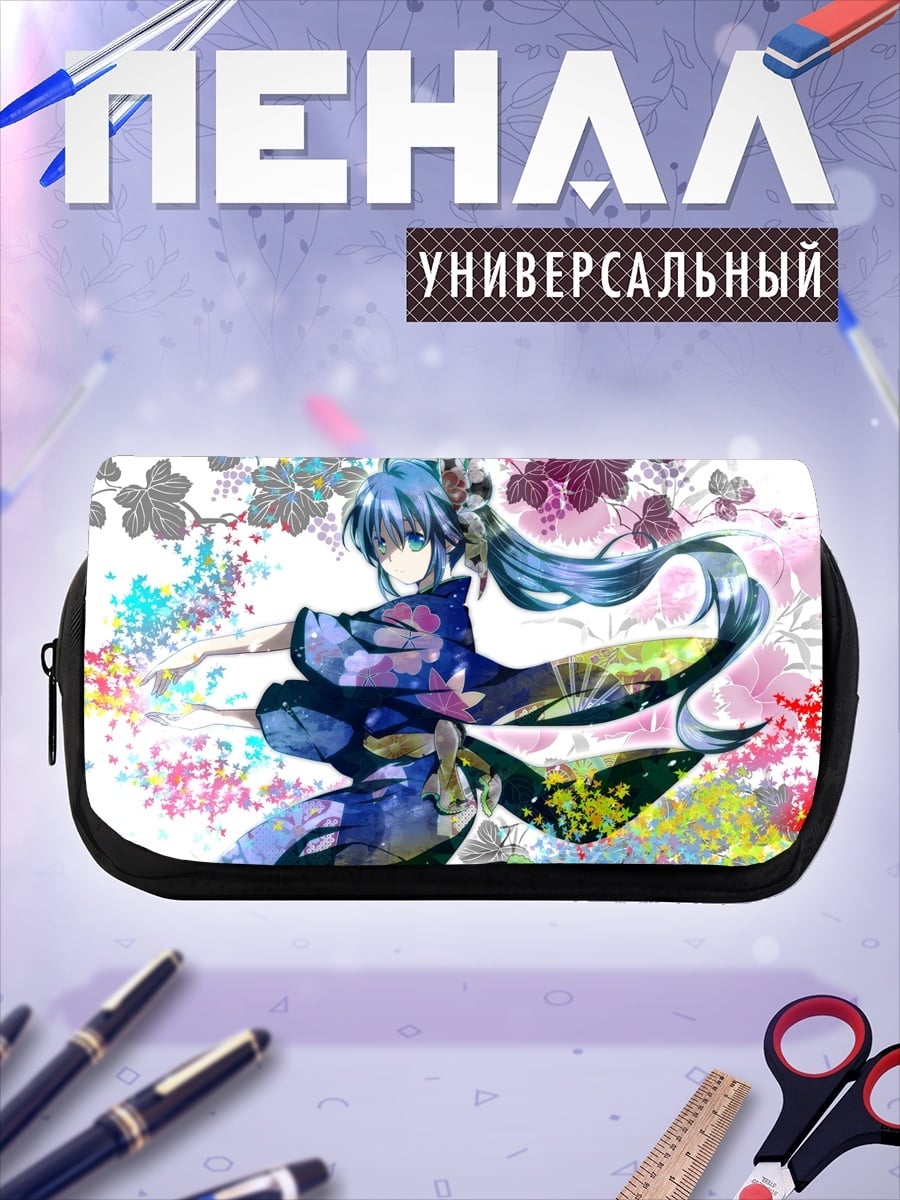 Пенал-косметичка Девушка в кимоно