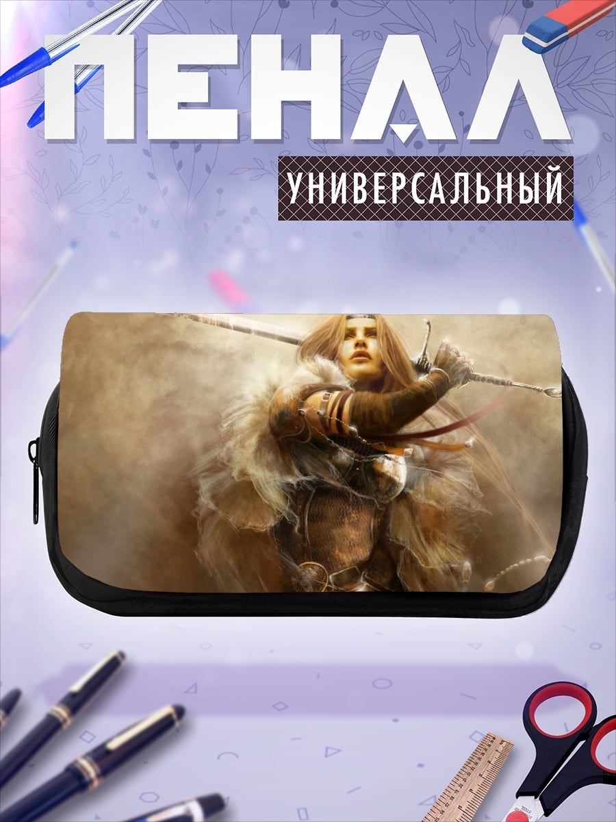 Пенал-косметичка Воин с мечом