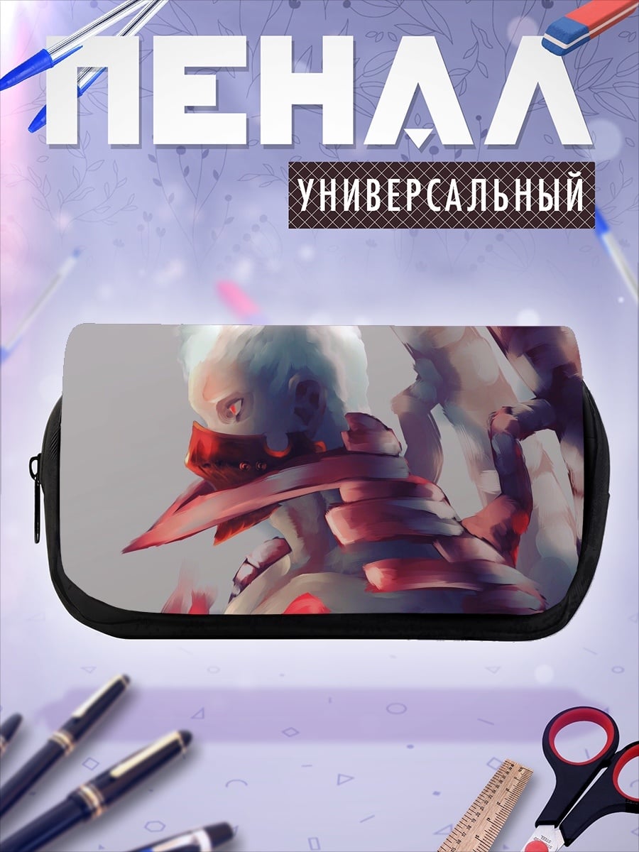 Пенал-косметичка Киберпанк воин