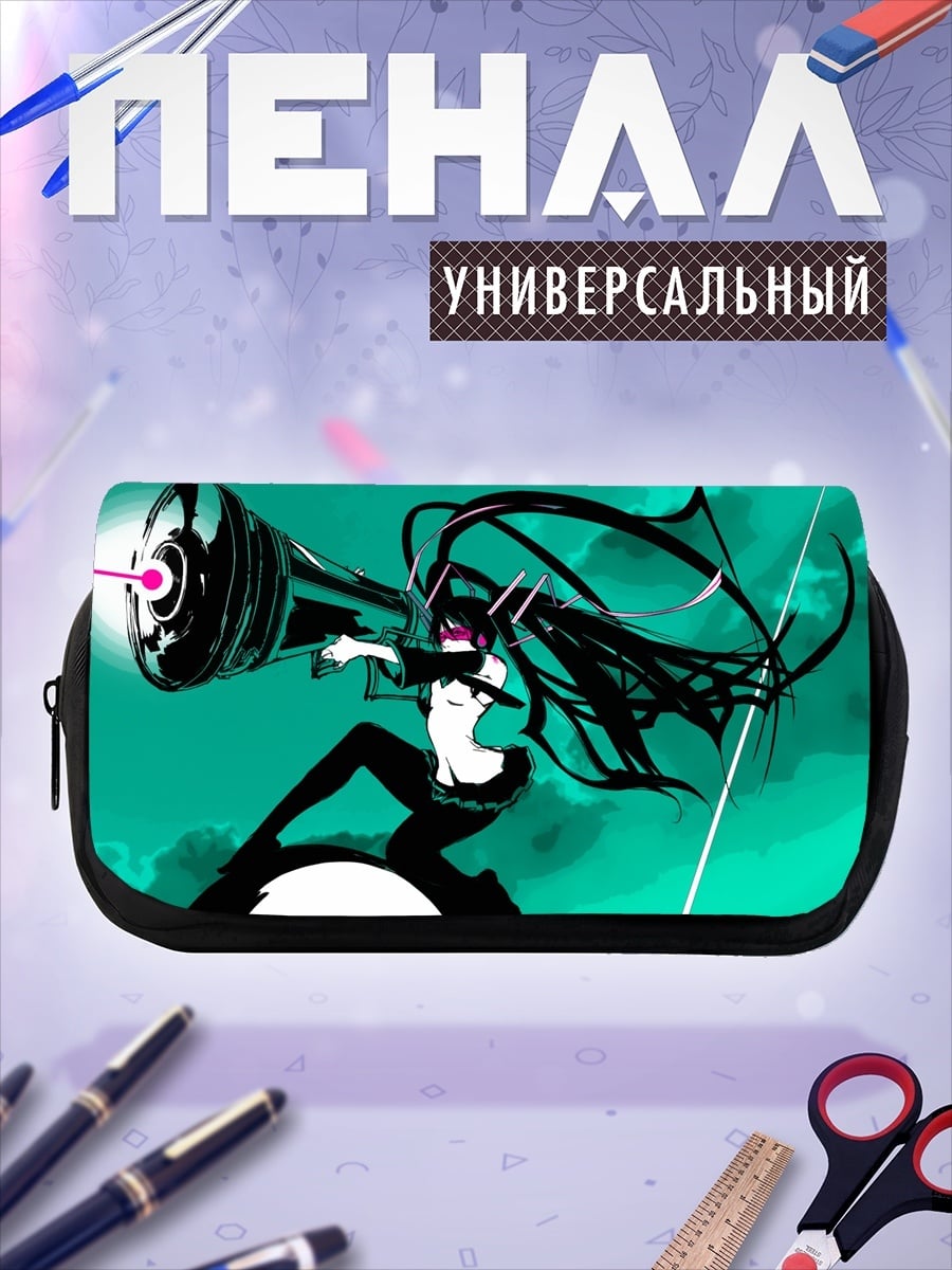 Пенал-косметичка Аниме девушка певица