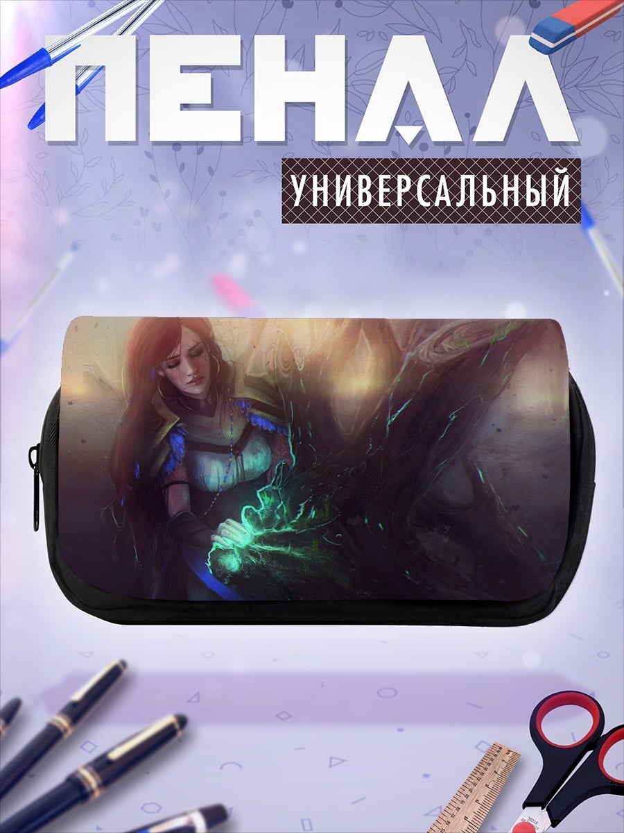 Пенал-косметичка Девушка с магией