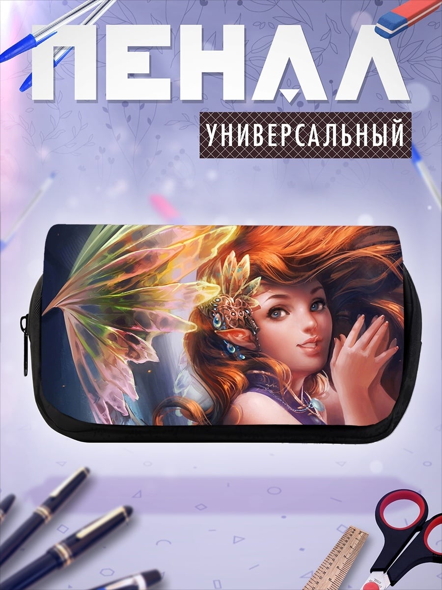 Пенал-косметичка Девушка с крыльями