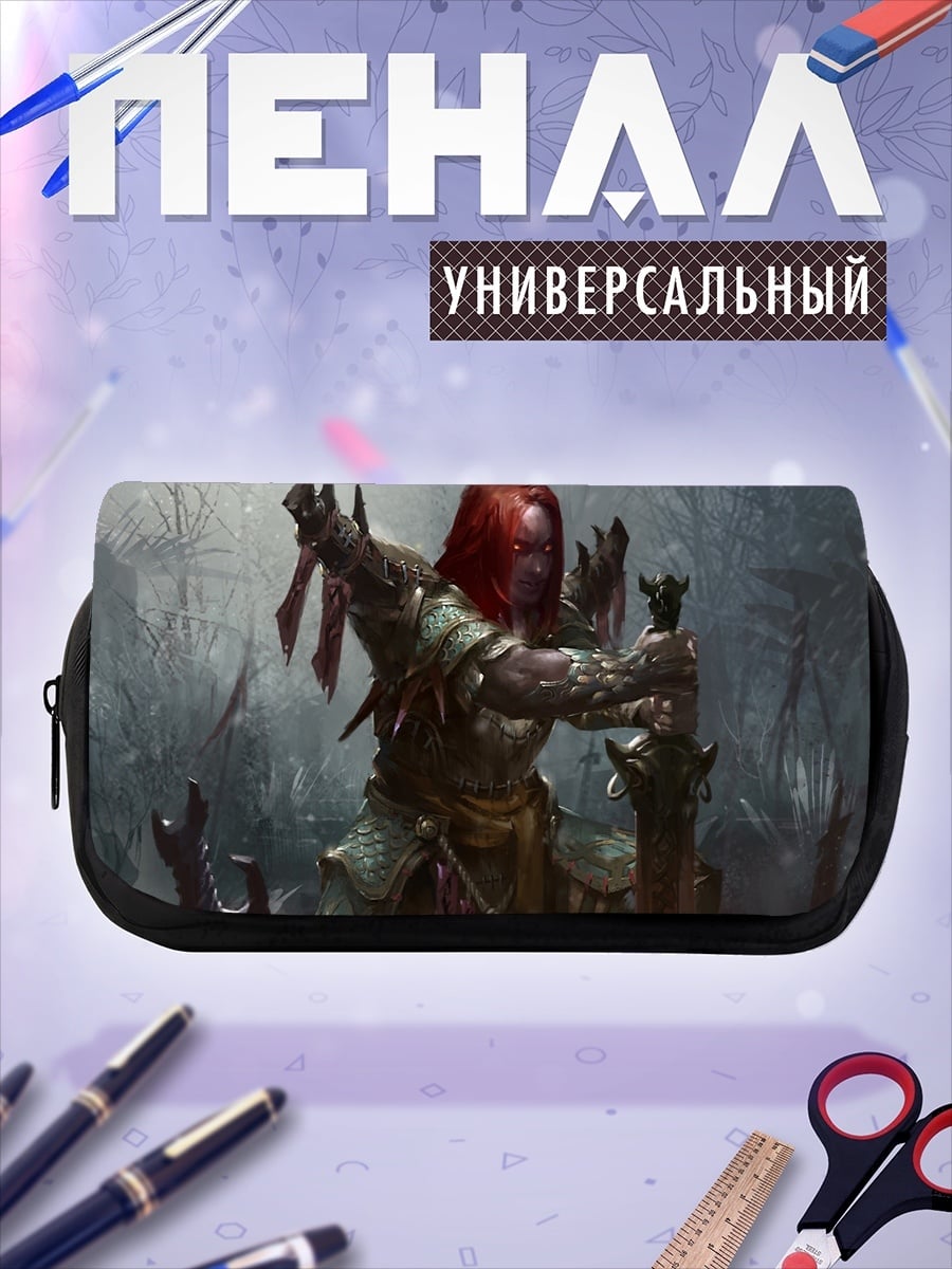 Пенал-косметичка Воин с мечом
