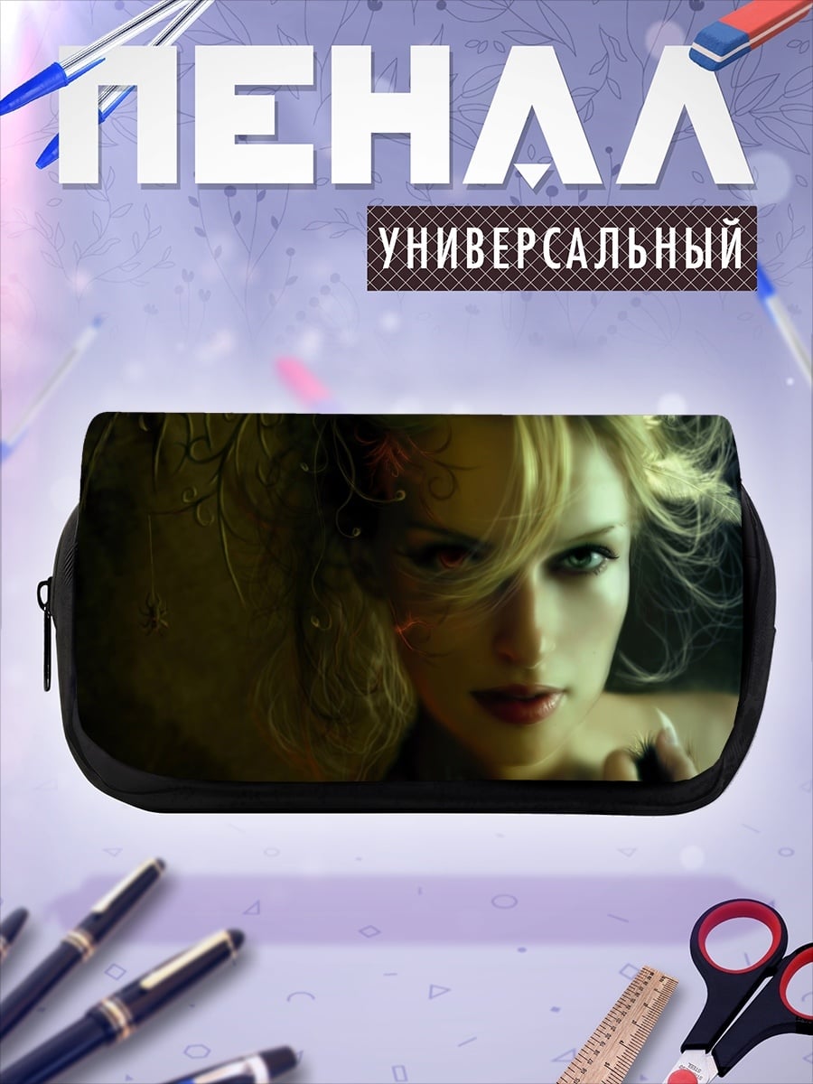 Пенал-косметичка Блондинка смотрит