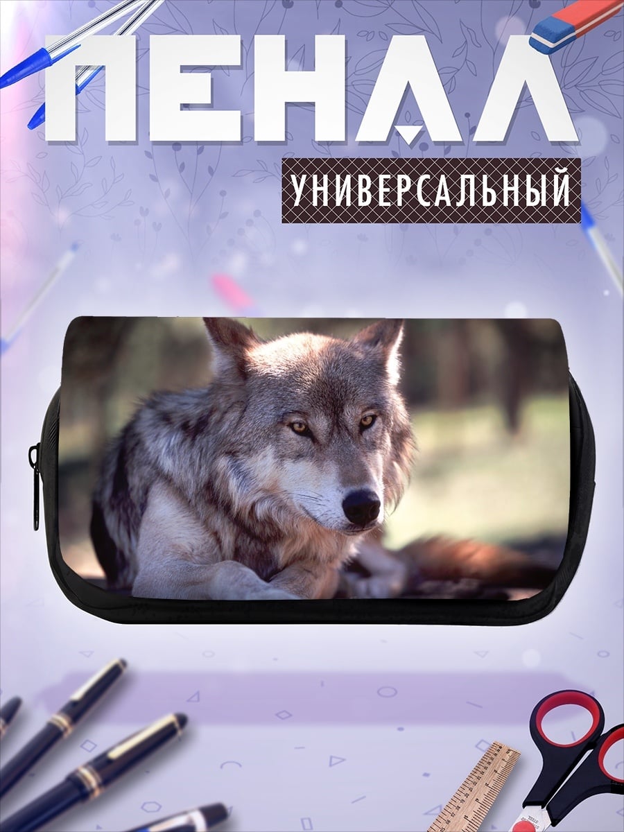 Пенал-косметичка Серьезный волк