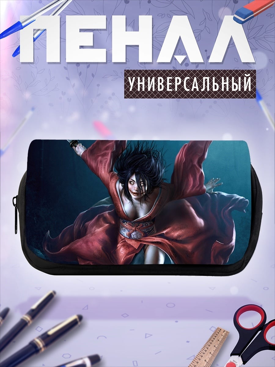 Пенал-косметичка Аниме самурай