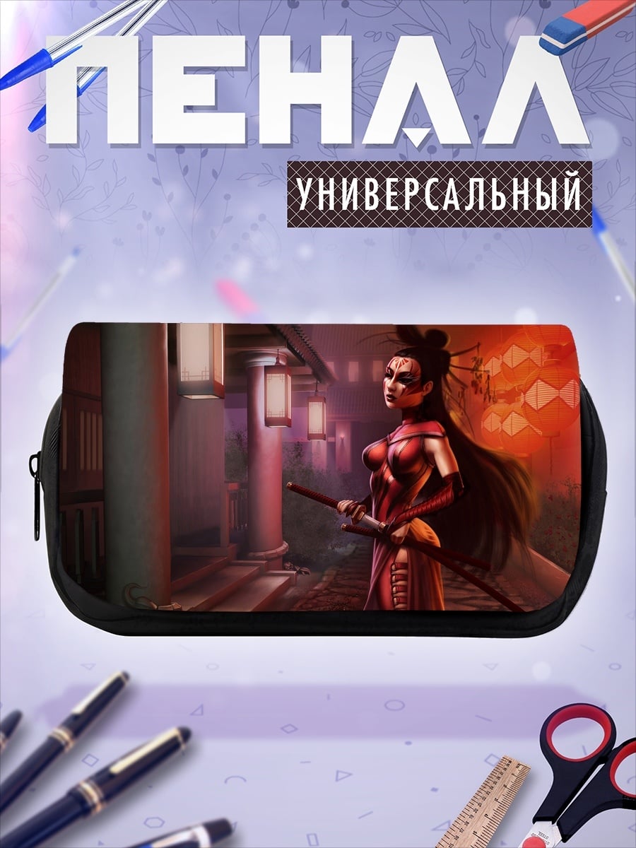 Пенал-косметичка Воин в красном