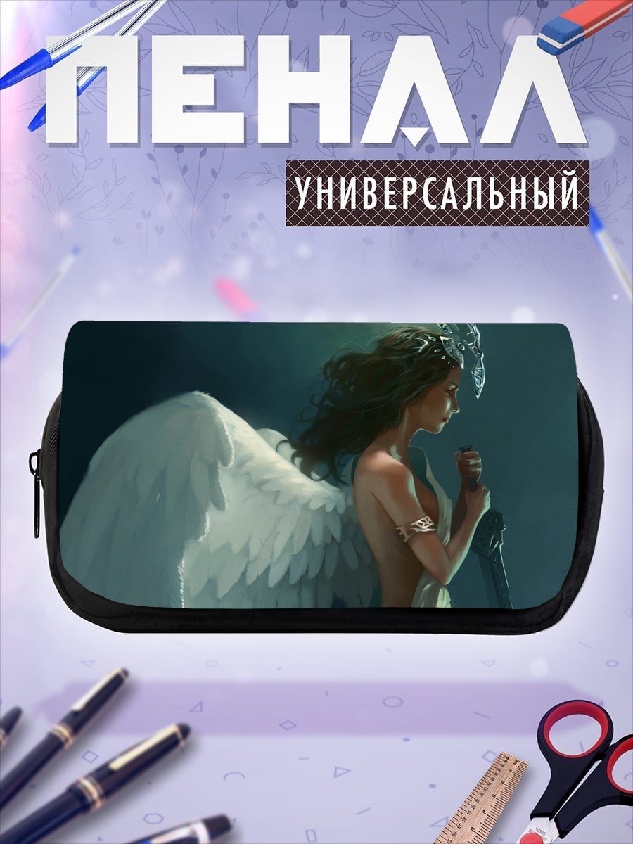 Пенал-косметичка ангел с крыльями