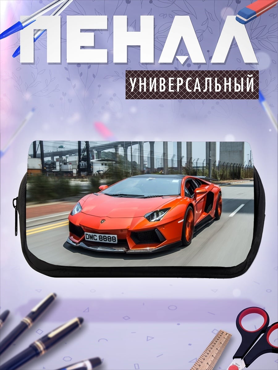 Пенал-косметичка Красный спорткар