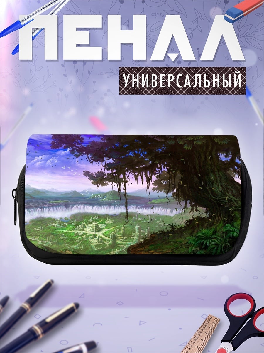 Пенал-косметичка загадочный лес