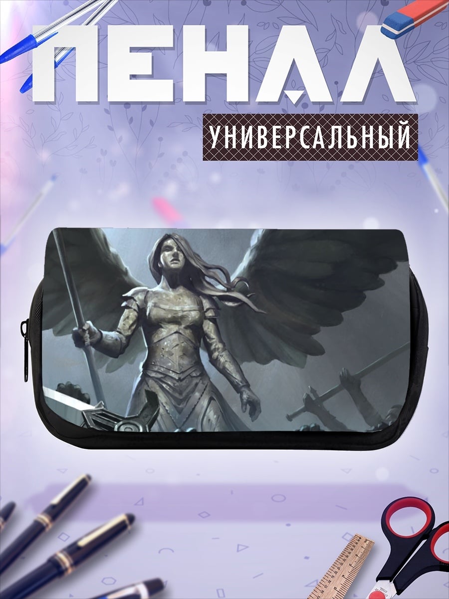 Пенал-косметичка ангел с мечом