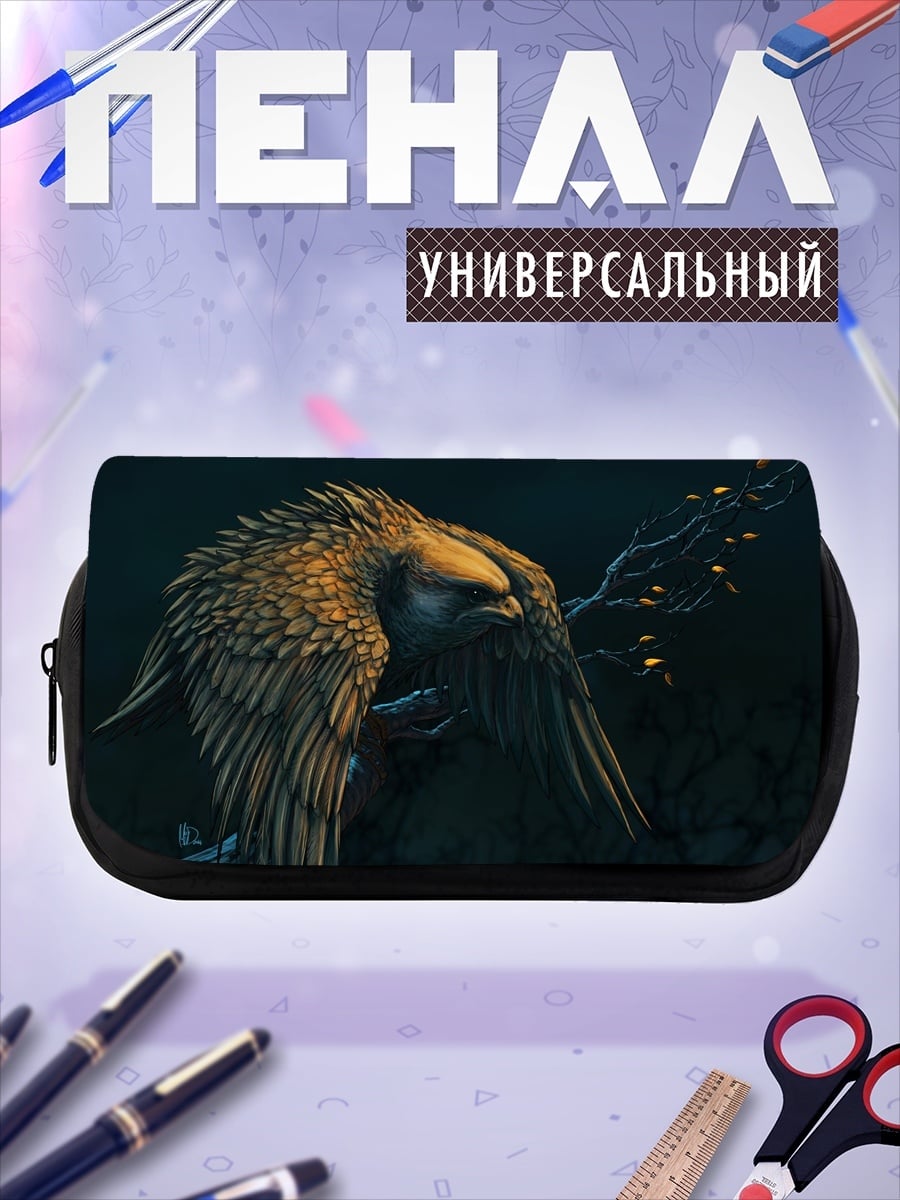 Пенал-косметичка Орёл на ветке