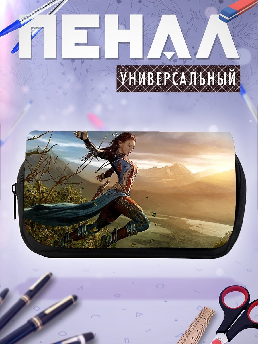 Пенал-косметичка Девушка в полёте
