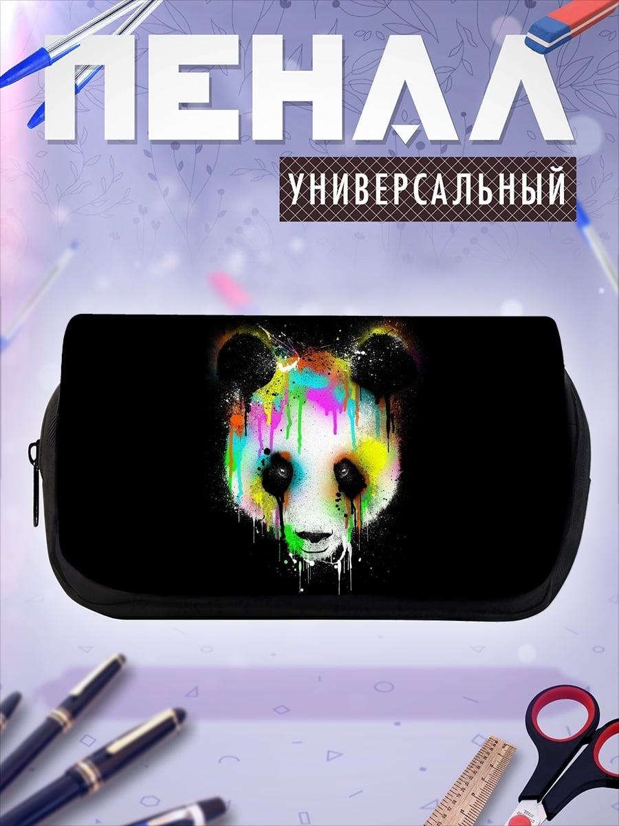 Пенал-косметичка Панда арт