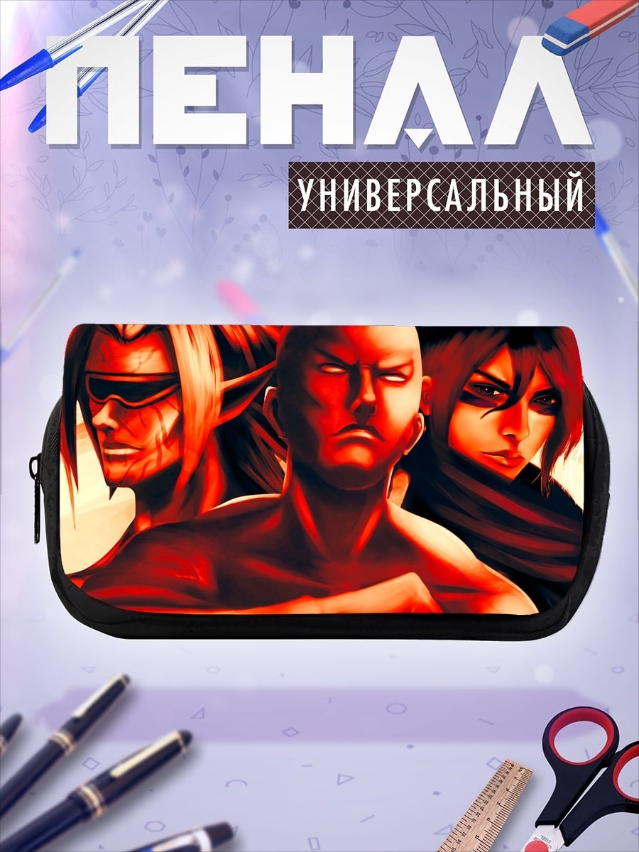 Пенал-косметичка Трое в красном