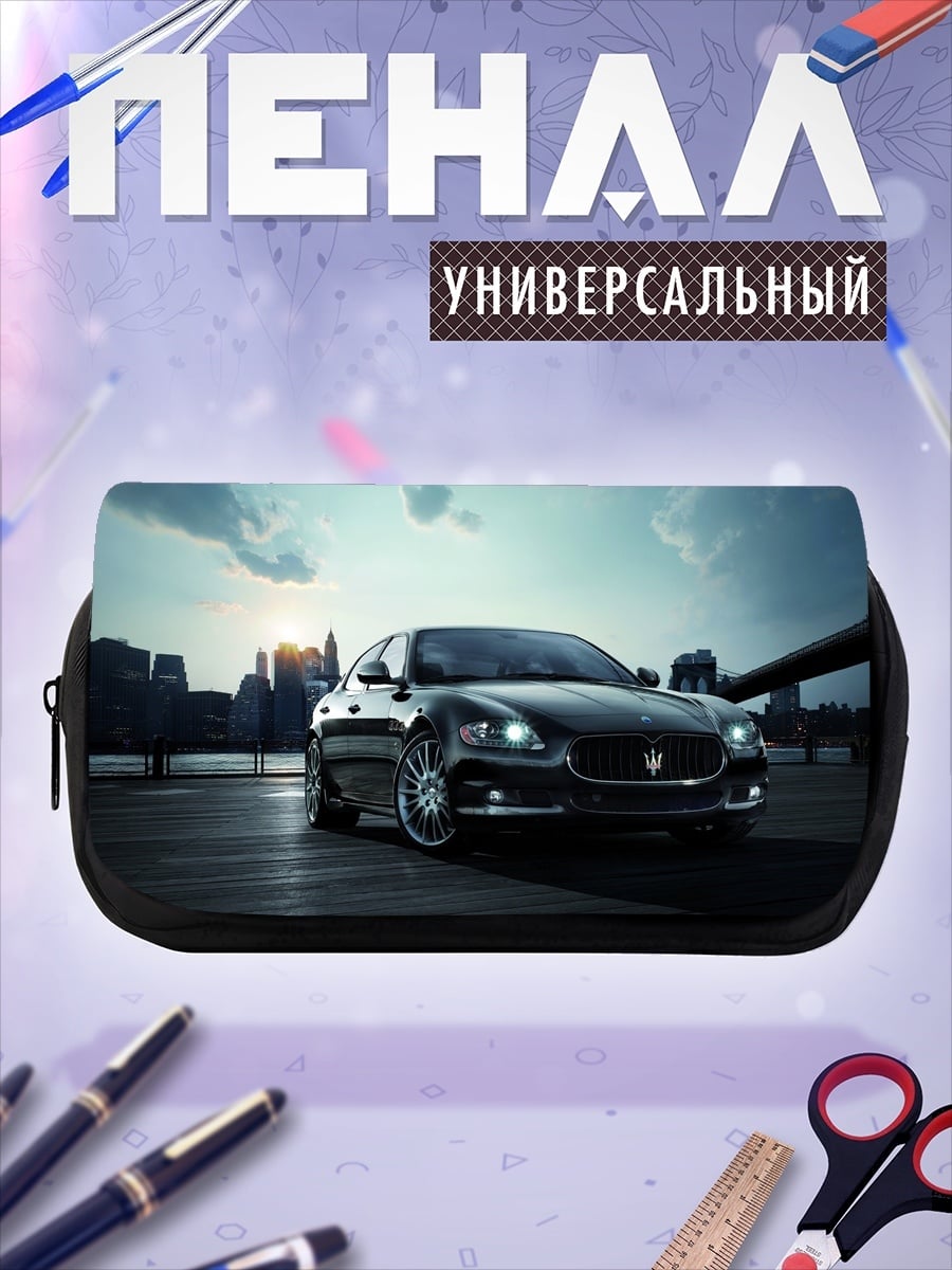 Пенал-косметичка Черный Maserati