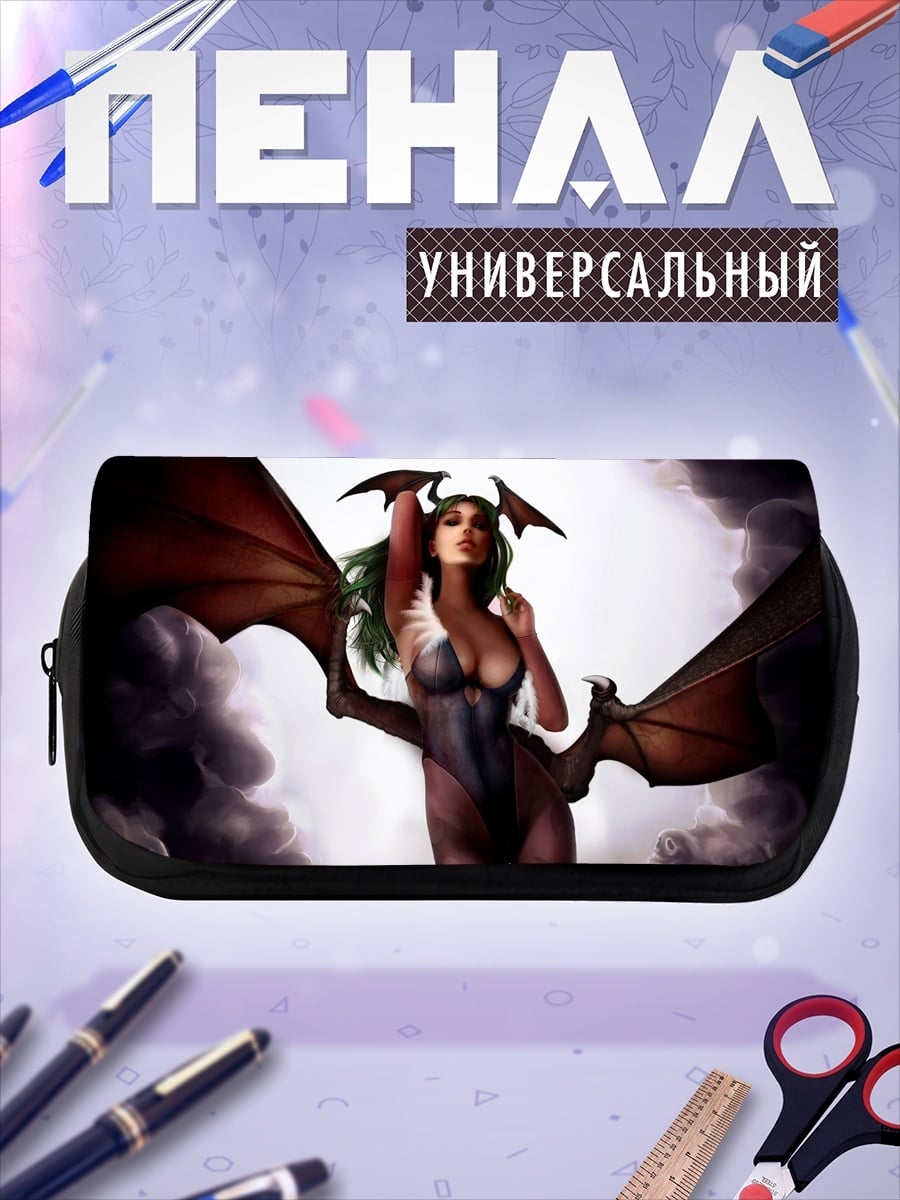 Пенал-косметичка Девушка с крыльями