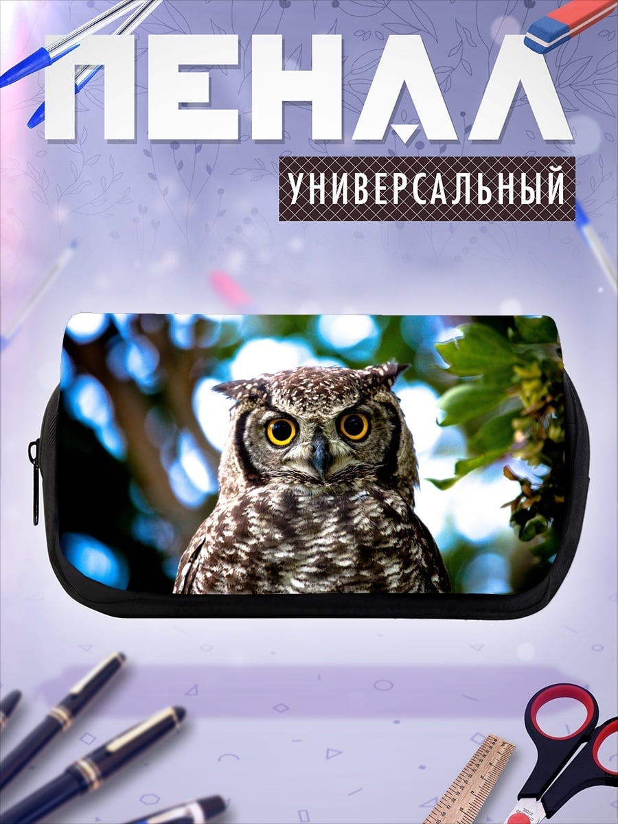 Пенал-косметичка Сова в лесу