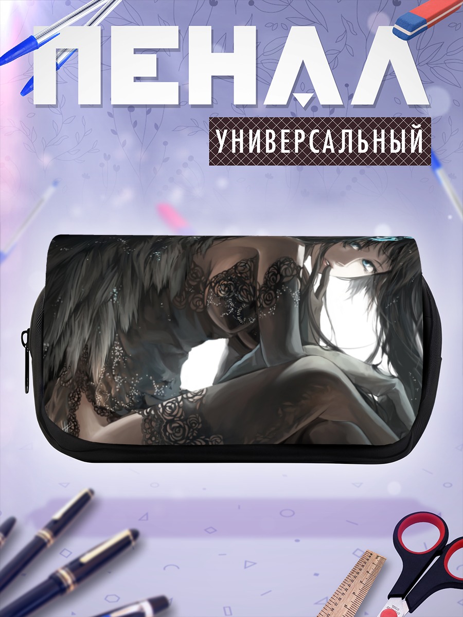Пенал-косметичка Мику Хацунэ в кружеве