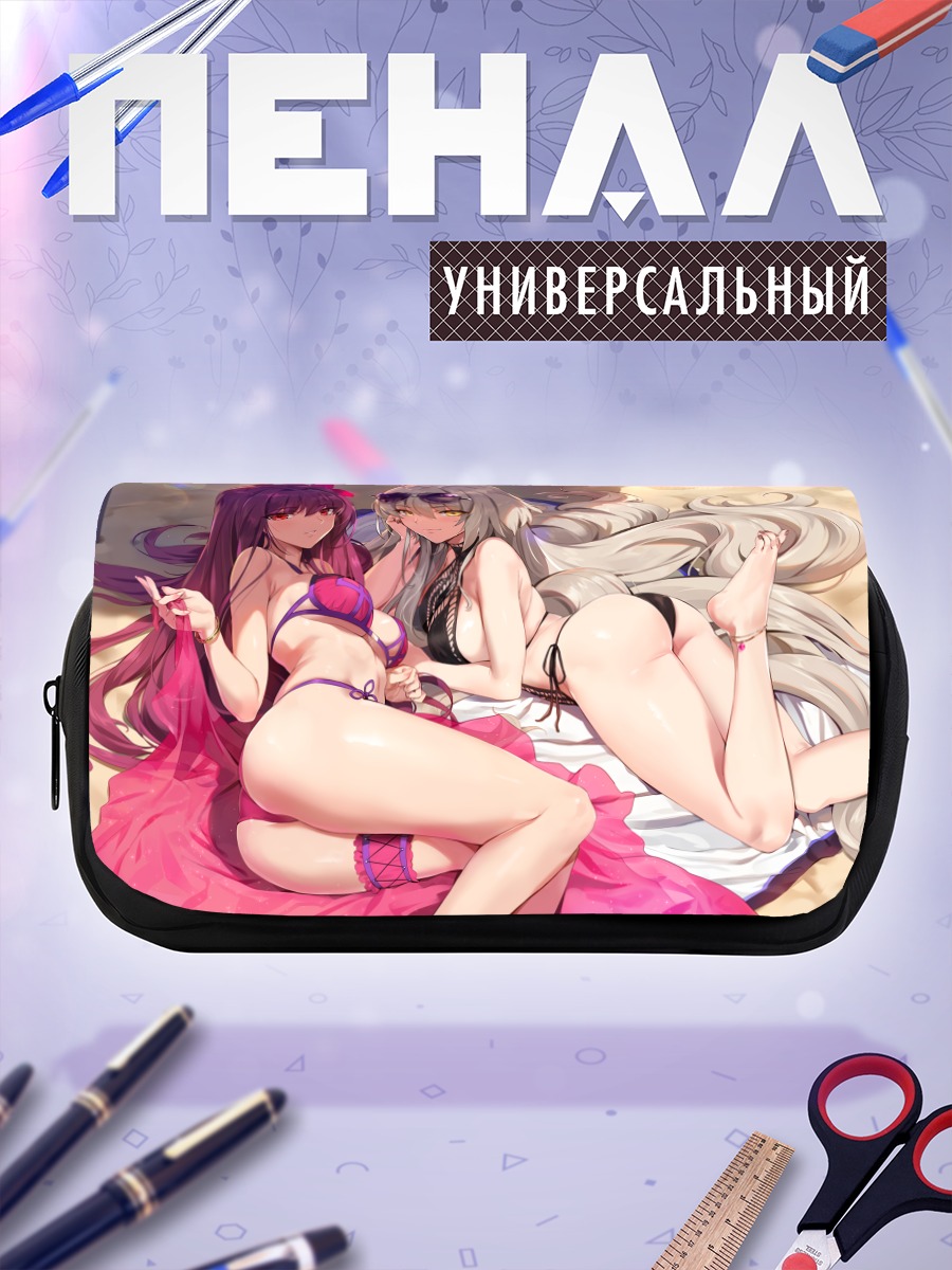 Пенал-косметичка Жанна д'Арк на пляже