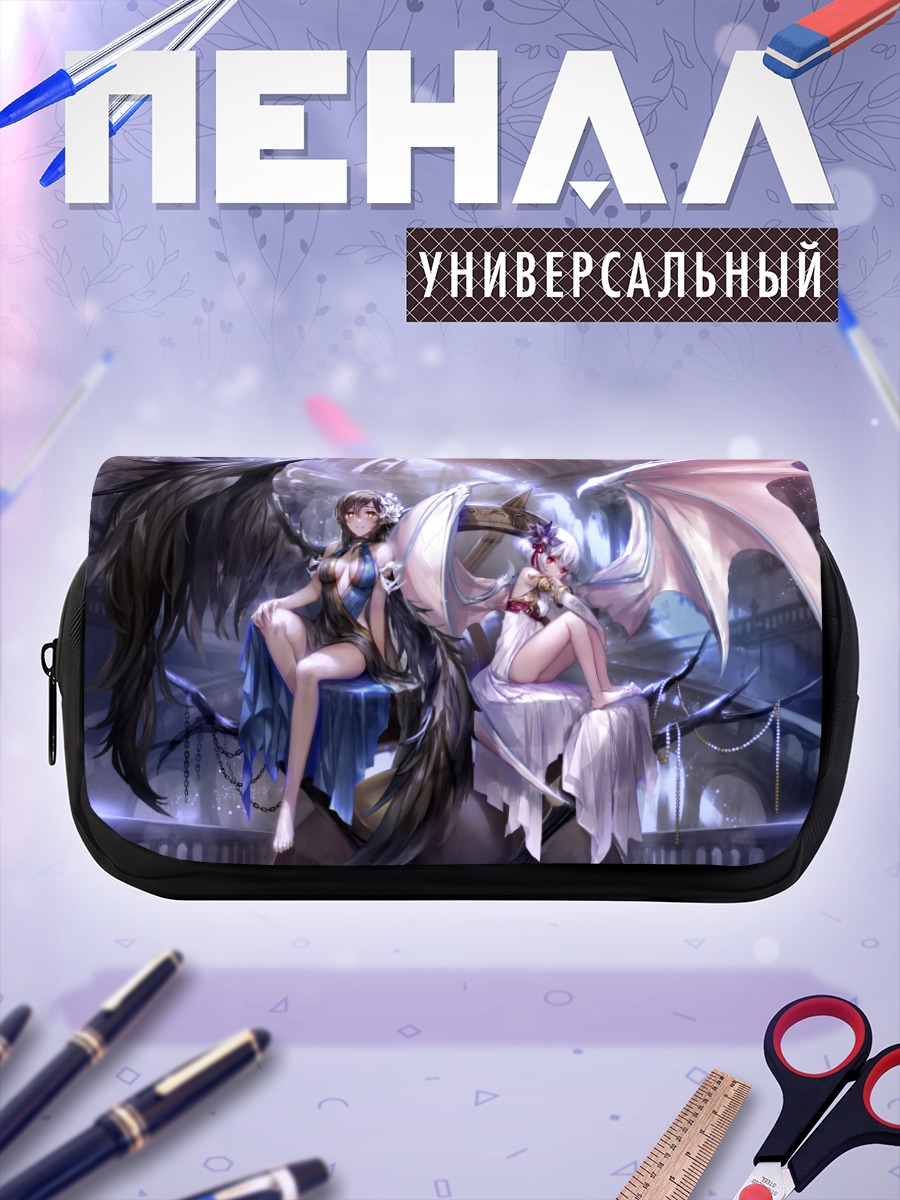 Пенал-косметичка Крылатые девушки в цветах
