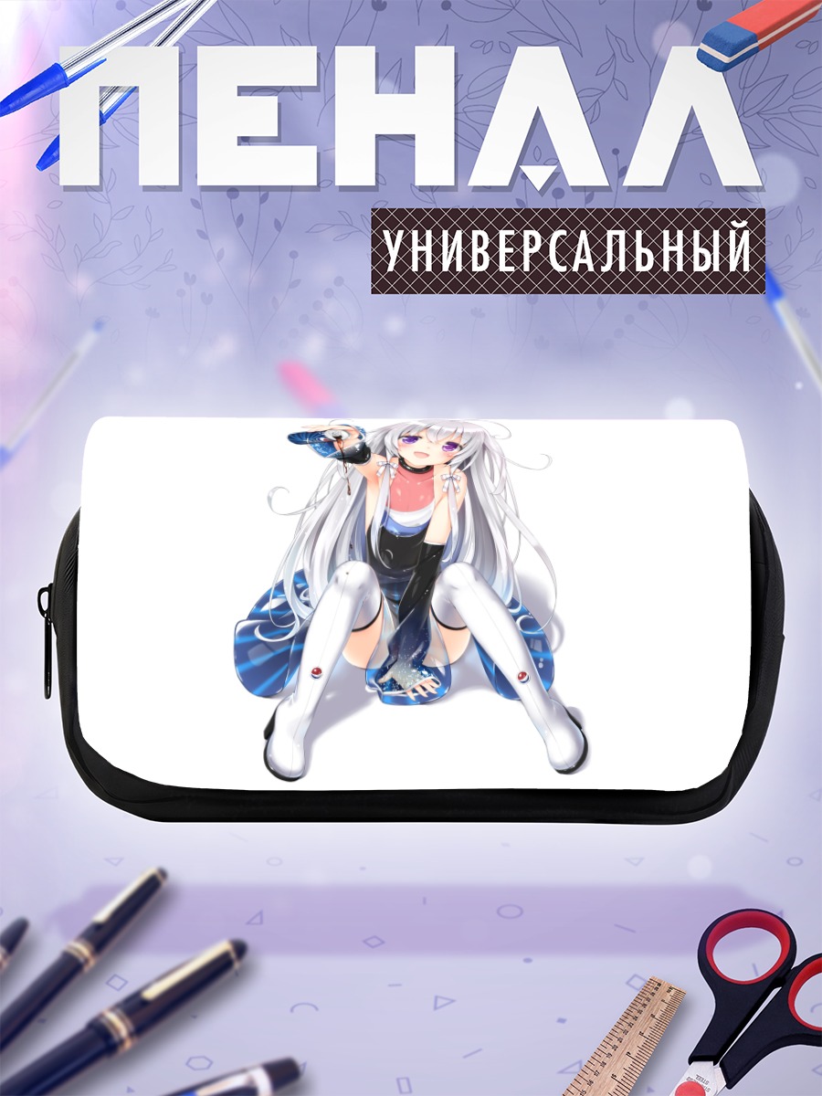 Пенал-косметичка Девушка в платье