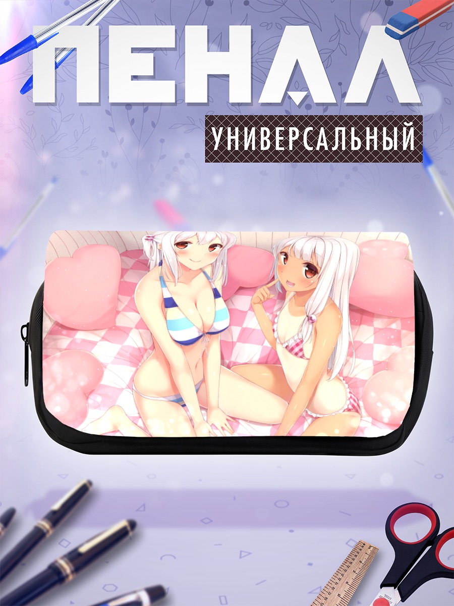 Пенал-косметичка Тишью-тян в розовом