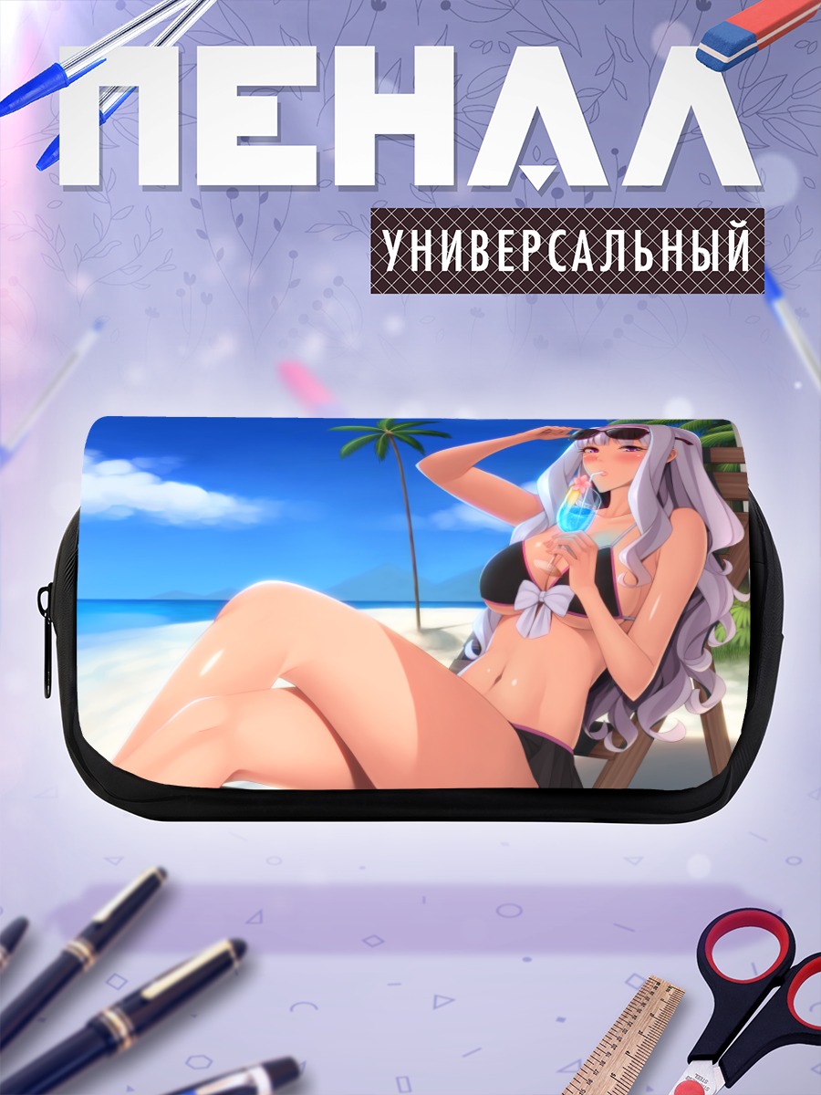 Пенал-косметичка Таканэ Сидзё на пляже