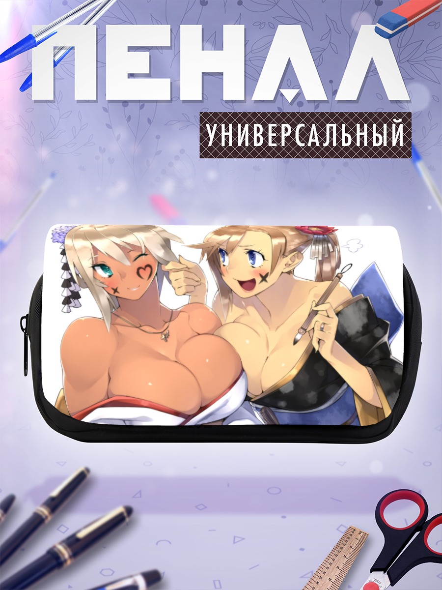 Пенал-косметичка Девушки в кимоно