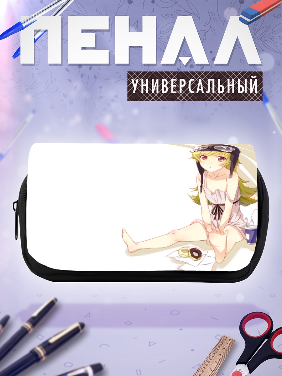 Пенал-косметичка Шинобу Ошино с пончиком