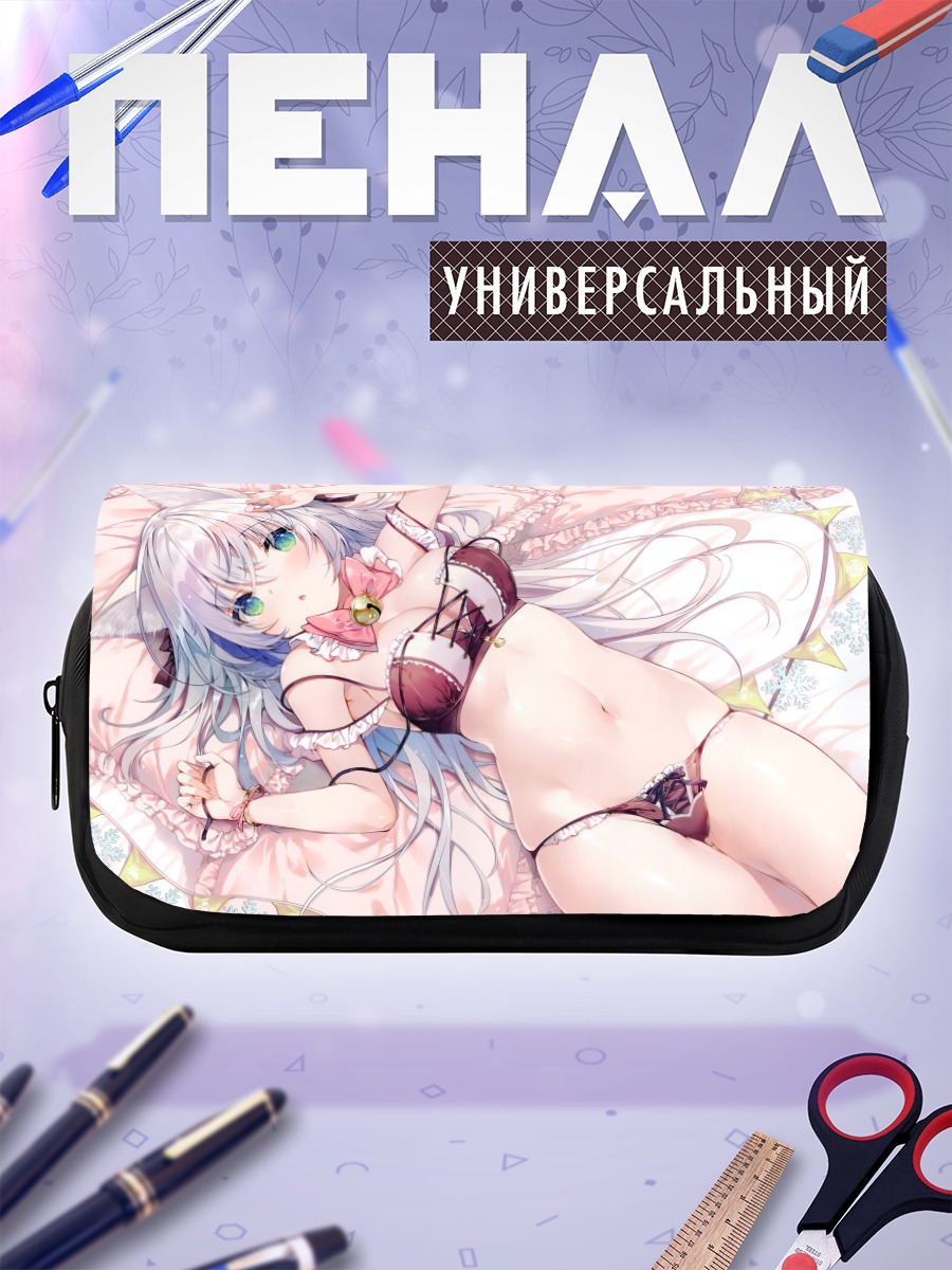 Пенал-косметичка Кошкодевочка в постели