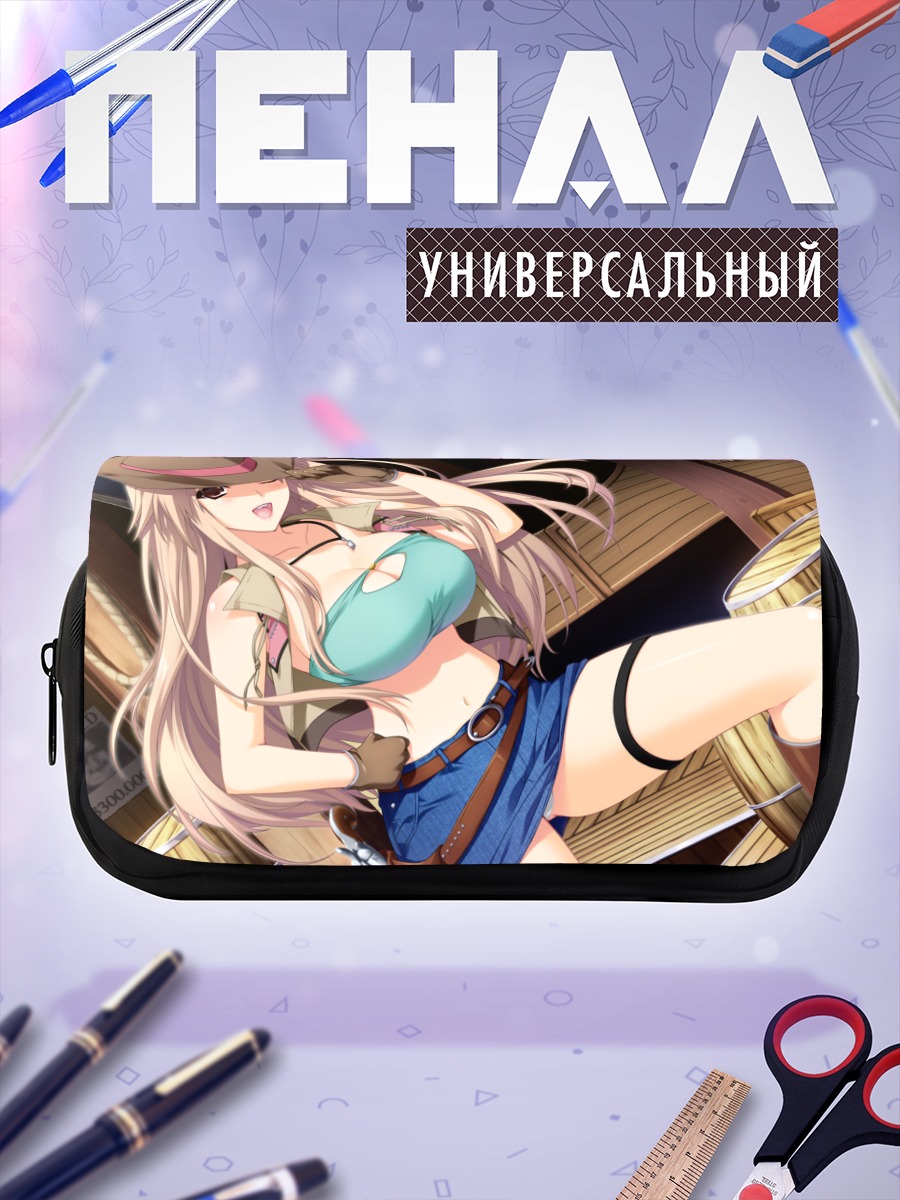 Пенал-косметичка Мисаса Цукиока в шляпе