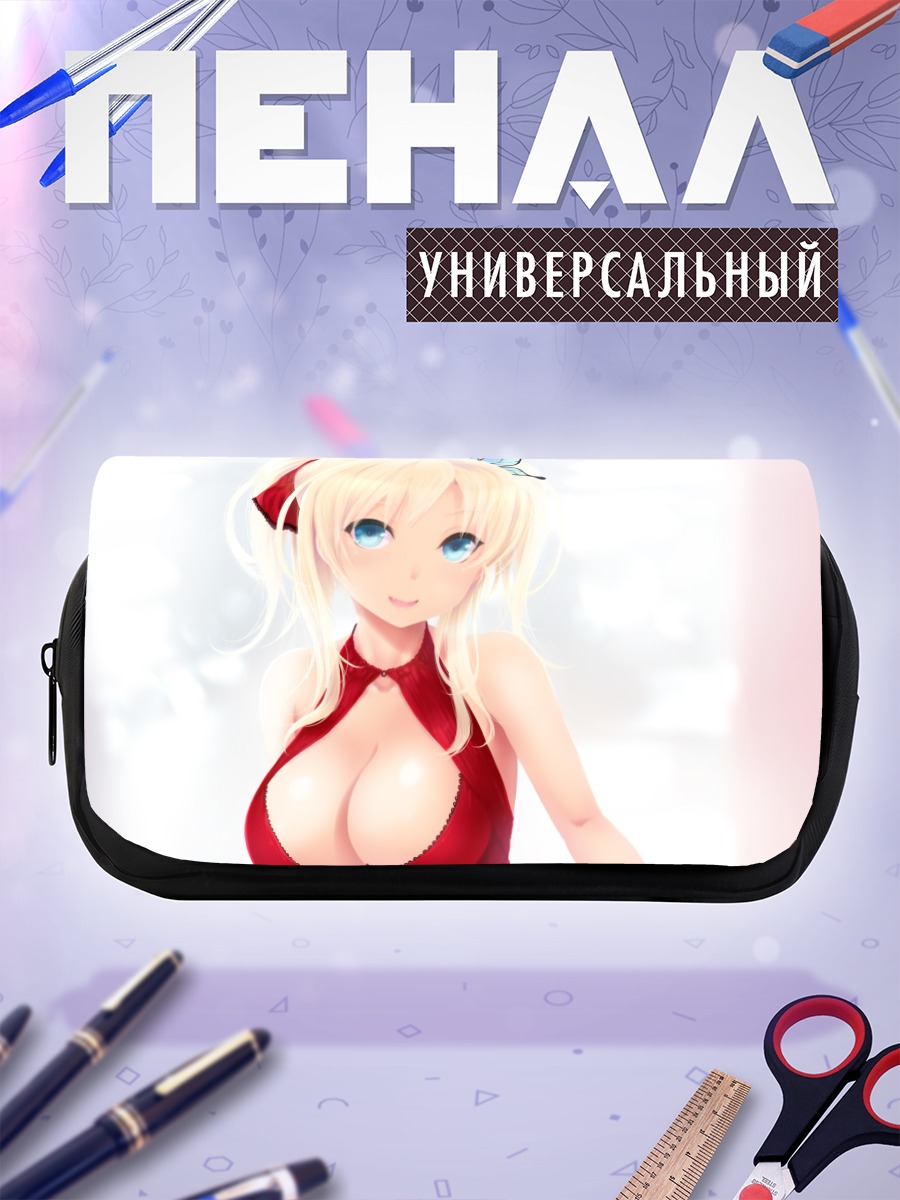 Пенал-косметичка Сена Кашивадзаки в красном