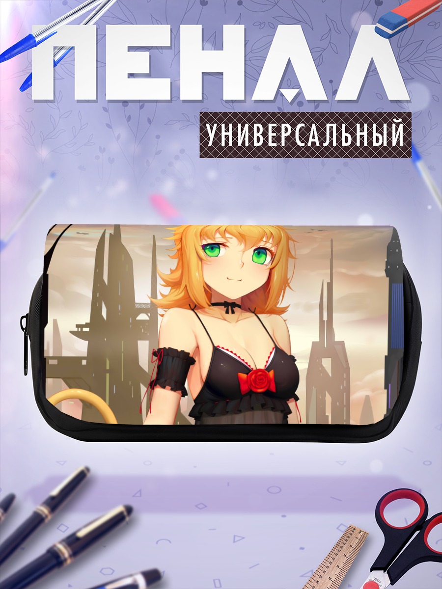 Пенал-косметичка Кошкодевочка в городе
