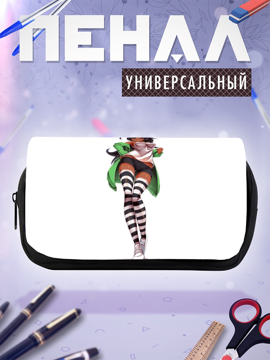 Пенал-косметичка Сайрон Танрёку в зеленом
