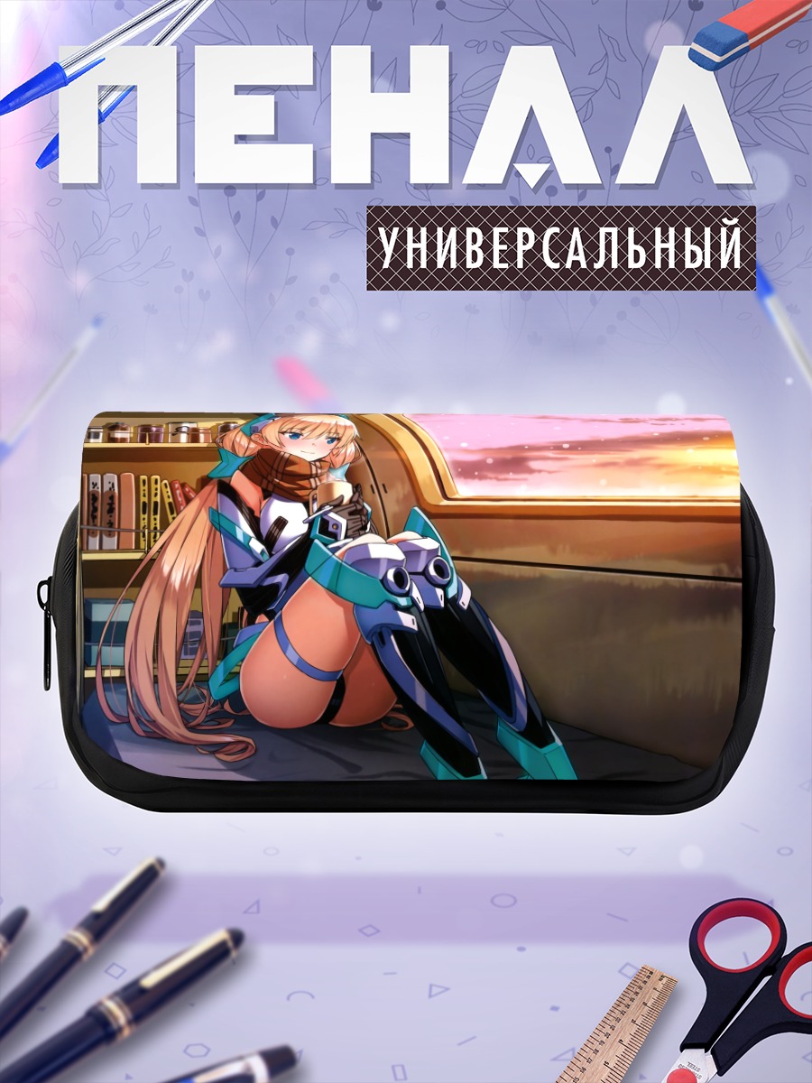 Пенал-косметичка Анджела Бальзак у окна