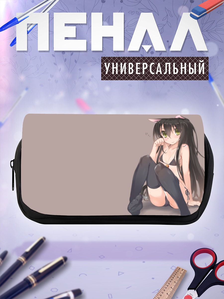 Пенал-косметичка Шана в кошачьих ушках