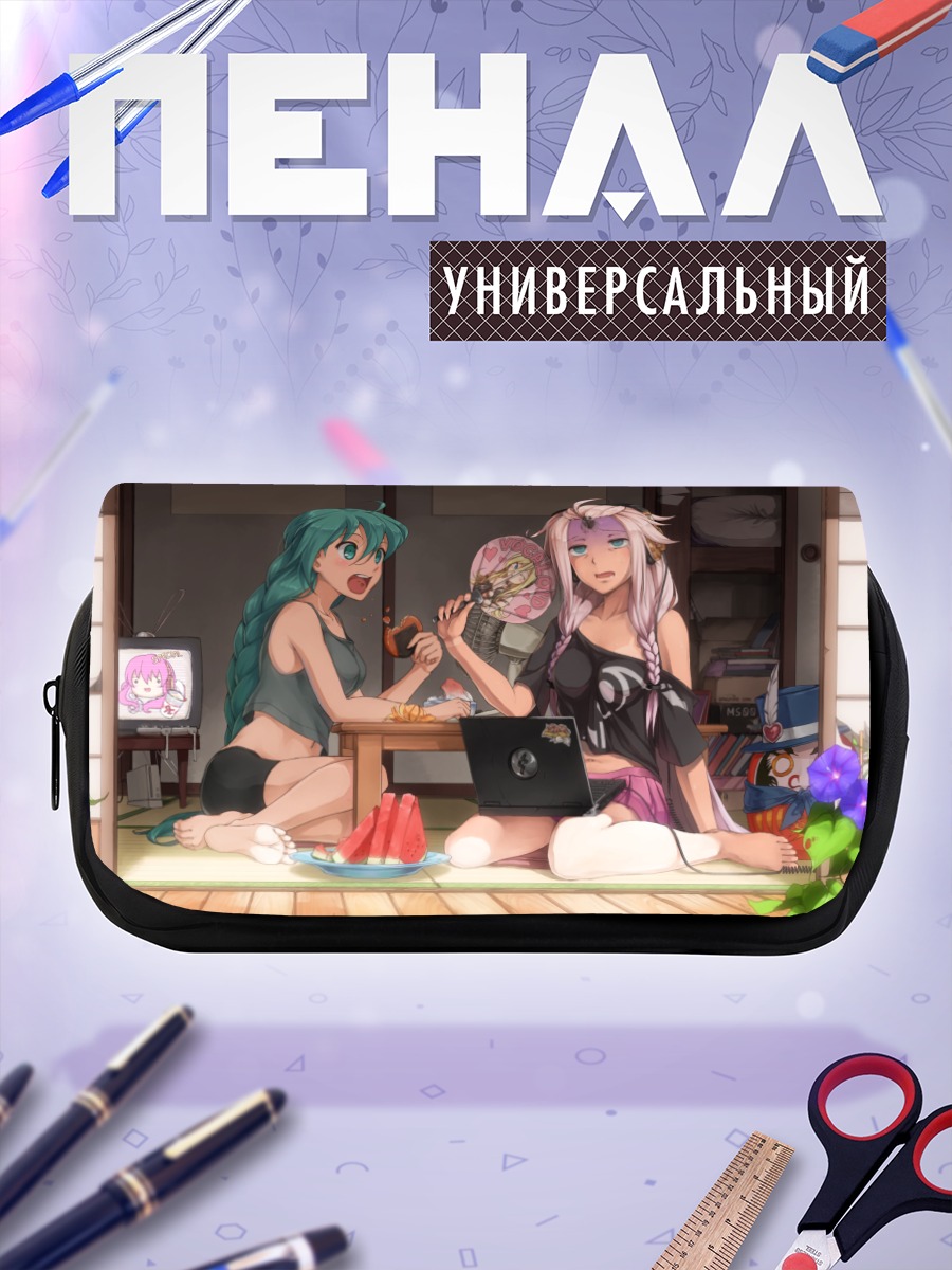 Пенал-косметичка Мику Хацунэ и подруги