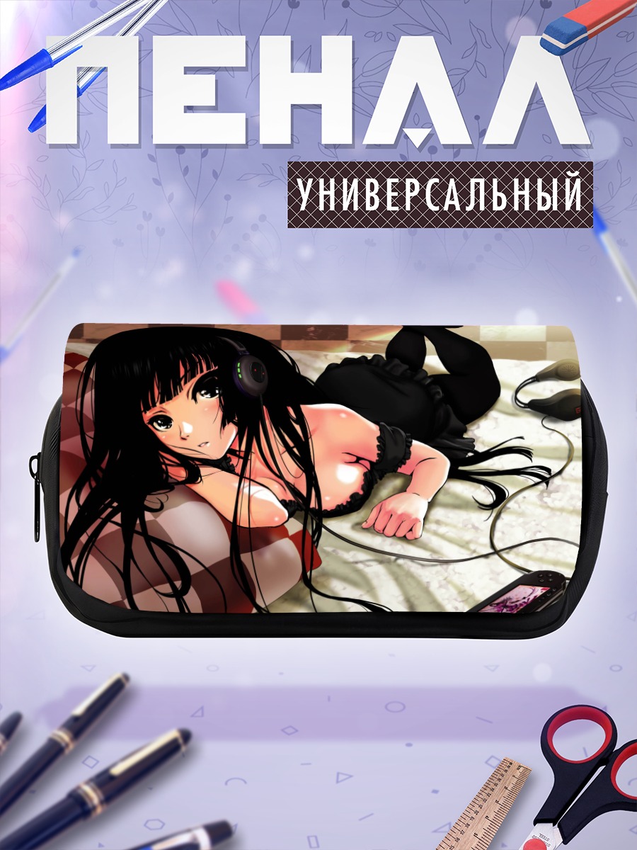 Пенал-косметичка Майко Коумиёджи в наушниках