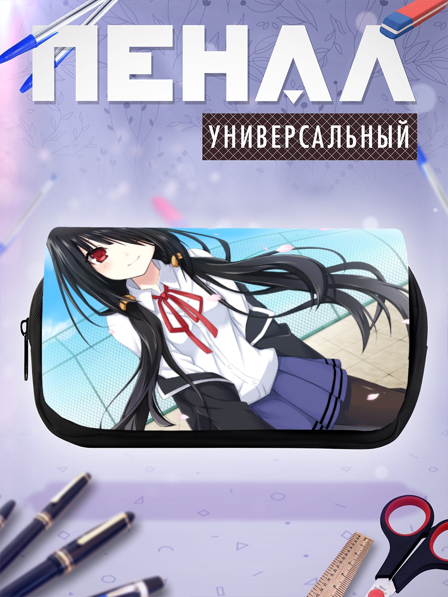 Пенал-косметичка Куруми Токисаки в лепестках