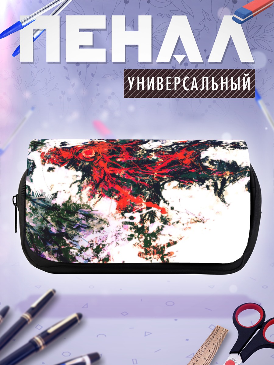 Пенал-косметичка Тоука Киришима в красном