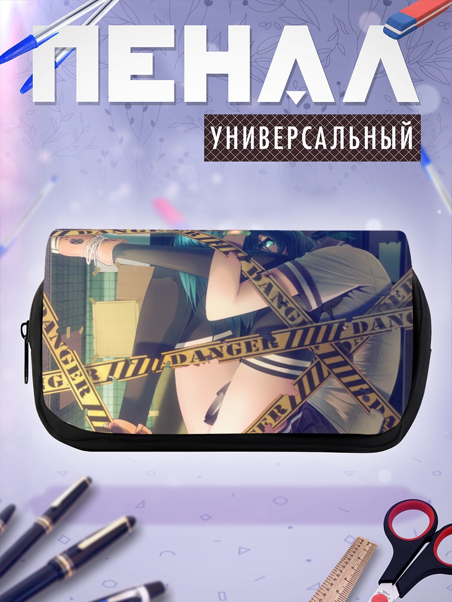 Пенал-косметичка Мику Хацунэ в лентах
