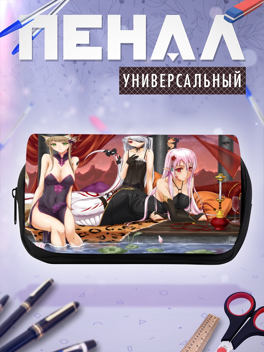 Пенал-косметичка Девушки Pixiv Fantasia