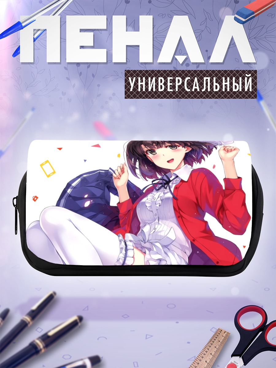 Пенал-косметичка Мегуми Като в красном