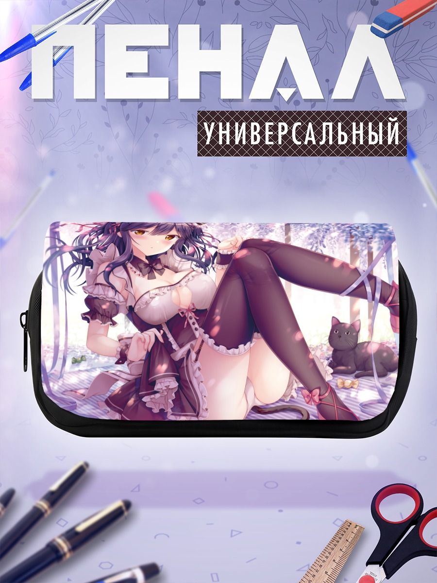 Пенал-косметичка Юно Нанами в кошкоушках